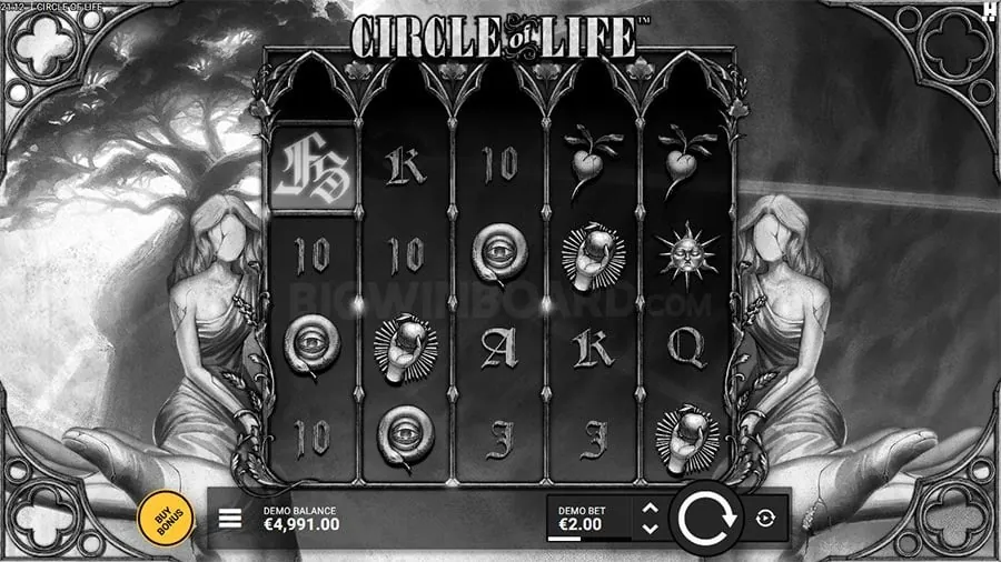 Live dealer baccarat table with cards and chips on okfun